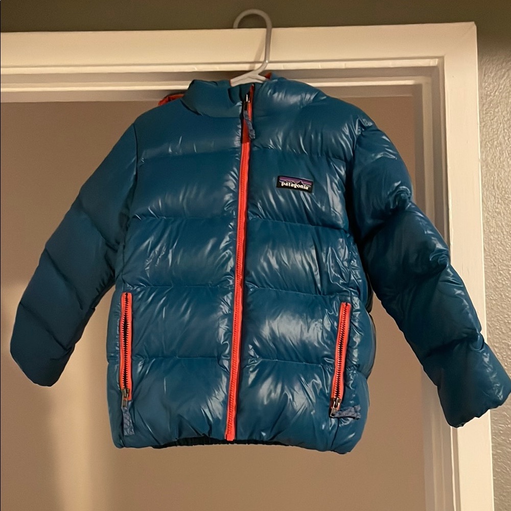 Patagonia Kids Blue Puffer Jacket